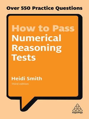 cover image of How to Pass Numerical Reasoning Tests